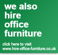 We also offer office furniture for hire