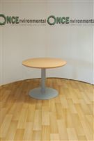 950D round coffee table in beech 