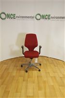 GiroflexGiroflex G64 high back operator chair in wine colour fabric 