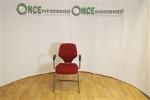 GiroflexGiroflex G64 cantilever chair in wine colour fabric 