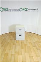 720H x 620D x 470W 2 drawer filing cabinet in grey 