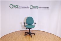 SteelcaseSteelcase Strafor Criterion high back operator chair in green colour fabric 