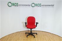 HermanMillerHerman Miller Ambi ergonomic operator chair in red colour fabric  