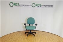 SteelcaseSteelcase Strafor Criterion low back operator chair in light green colour fabric 