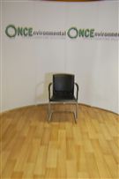 Koenig and NeurathKoenig and Neurath Tensa cantelever chair in black leather 