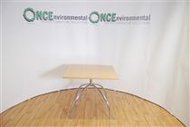 800 x 800 square table in beech finish 