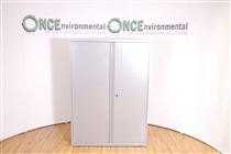 Bisley1000W x 470D x 1400H Bisley 2 door cupboard in grey 