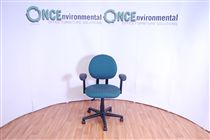SteelcaseSteelcase Strafor Criterion low back operator chair in green colour fabric 
