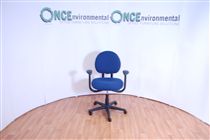 SteelcaseSteelcase Strafor Criterion low back operator chair in blue colour fabric 