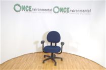 SteelcaseSteelcase Strafor Criterion low back operator chair in blue colour fabric 
