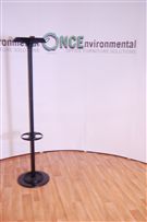 Black coat and hat stand with 4 hooks 