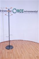 Coat and hat stand with 6 hooks 