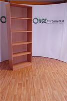 2000H x 760W x 310D bookcase in beech 