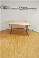 1200 x 1000 RH wave desk in maple 
