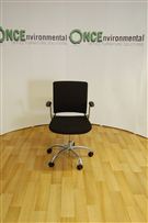 VercoVerco VSM6PO operator chair in black colour fabric 
