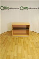 750H x 1000W x 440D open storage in beech 