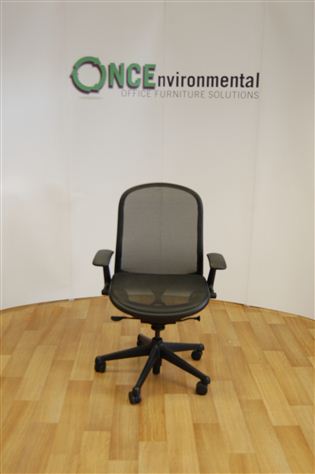 used chairs knoll chadwick operator chair in black mesh
