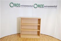 1000 x 1000 bookcase in beech 