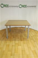 1200 x 1200 conference table in walnut 