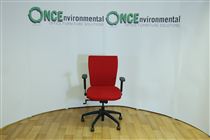 TaskTask operator chair in red colour fabric 
