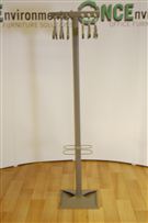 Coat stand in grey with 6 hangers 
