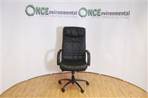 High back, height adjustable managers chair 