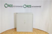 TriumphTriumph 1000W x 475D x 1180H tambour door cupboard in grey 