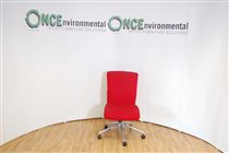 Orange BoxOrange Box Go chair in red colour fabric 