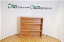 1100H x 1100W x 350D bookcase in cherry 
