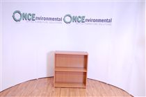 825H x 770W x 350D bookcase in beech 