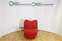 Kron Multipla Kron Multipla 190 tub chair in dark red colour fabric 