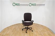 SteelcaseNew Steelcase Leap chair in a black colour fabric seat and black mesh back 