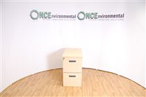 GreshamGresham 2 drawer desk high pedestal in maple 