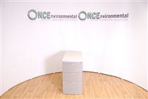None3 drawer desk high pedestal 