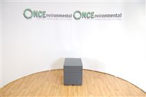 None2 drawer under desk pedestal in dark grey 