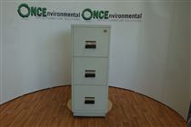 None1370H x 810D x 535W Chubb 3 drawer fire proof cabinet 