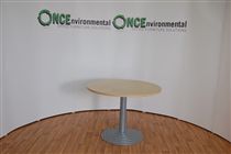 None100 dia round table in maple 