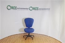 Office ChairmanOffice Chairman high back sphere task chair in blue colour fabric 