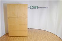 None1700H x 1010W x 545D maple veneer cupboard 
