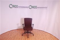 High back orange box chair in wine colour fabric 
