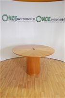 1200 dia round table in cherry veneer 