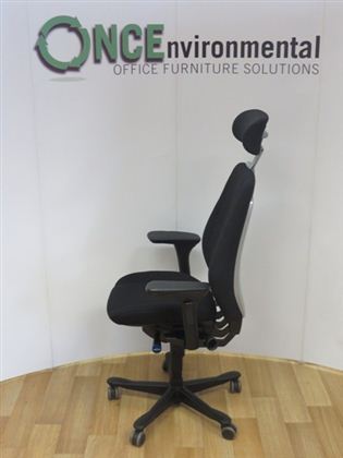 Used Chairs Kinnarps 9334 High Back Chair With Adjustable Head Rest