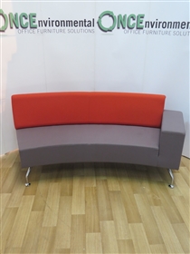 OrangeboxOrangebox Path Concave Reception Sofa With A Single Arm 