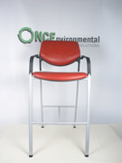 NoneCherry Leather Stool 