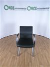 Orange BoxOrange box wave chrome frame cantilever arm chair 