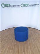 NoneFabric covered round coffee table 