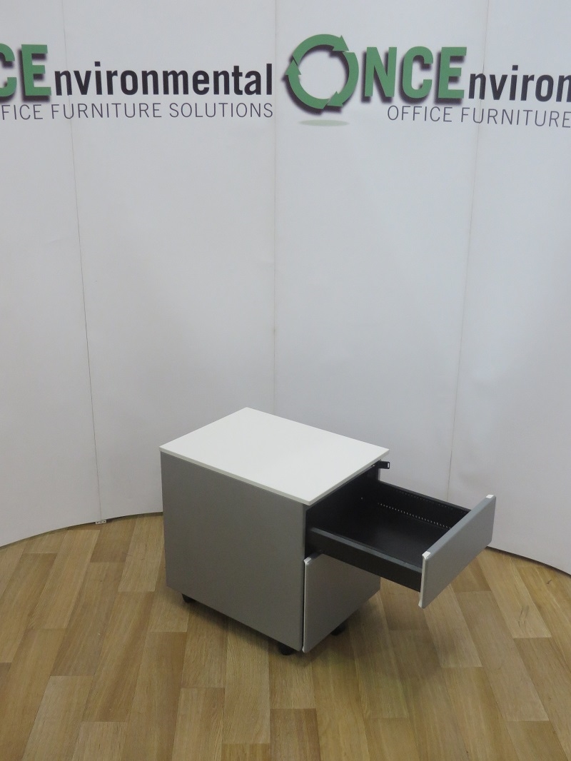 Used Office Storage Steelcase Implicit 2Drawer Under Desk Mobile