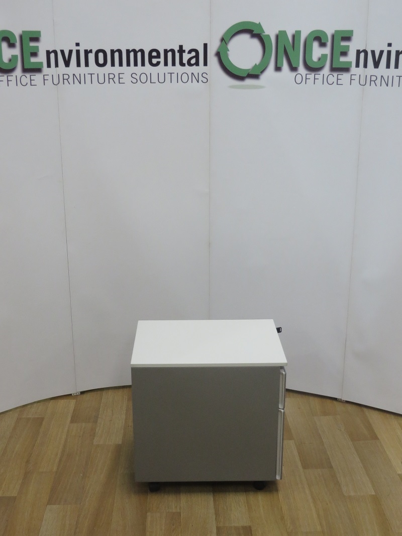 Used Office Storage Steelcase Implicit 2Drawer Under Desk Mobile