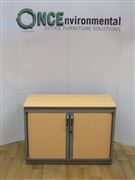 SteelcaseSteelcase 720 - 727H x 1000W x 455D Tambour Door Cupboard 