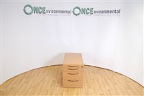 None4 drawer under desk pedestal in cherry 